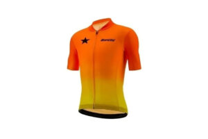 Jersey Santini Black Star Colors Orange