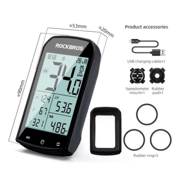 COMPUTADORA ROCKBROS M1 GPS - Imagen 2