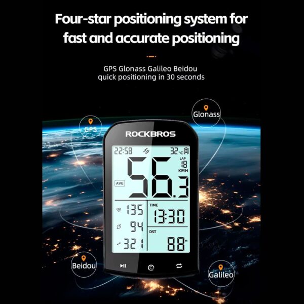 COMPUTADORA ROCKBROS M1 GPS - Imagen 6