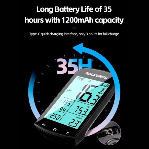 COMPUTADORA ROCKBROS M1 GPS - Imagen 7