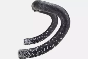 Cinta de manubrio Supacaz Super Sticky Kush Star Fade Platinum/Ano Platinum