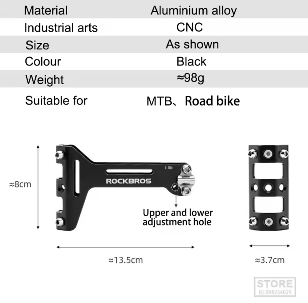 Soporte bajo Asiento para 2 Portacaramañolas Rockbros - Imagen 2