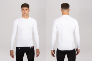 Remera Bamboo Men Blanca Thermoskin