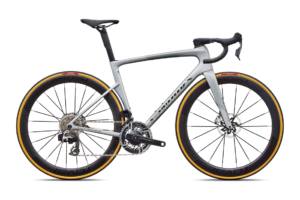 S-Works Tarmac SL9 SRAM AXS Satin Silver Dust / Gloss Chrome