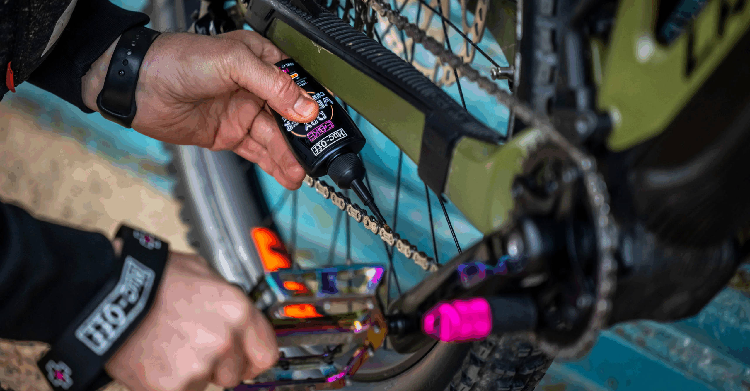 Lubricante De Cadena Muc-off Cerámico Seco E-BIKE 120ML - Imagen 2